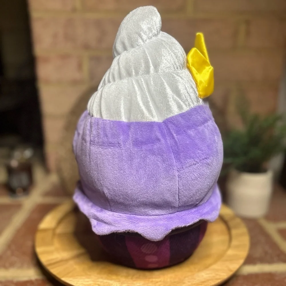 Disney Munchlings Squeeze-a-Munch Large Lavender Ice Cream Sundae Ursula Plush